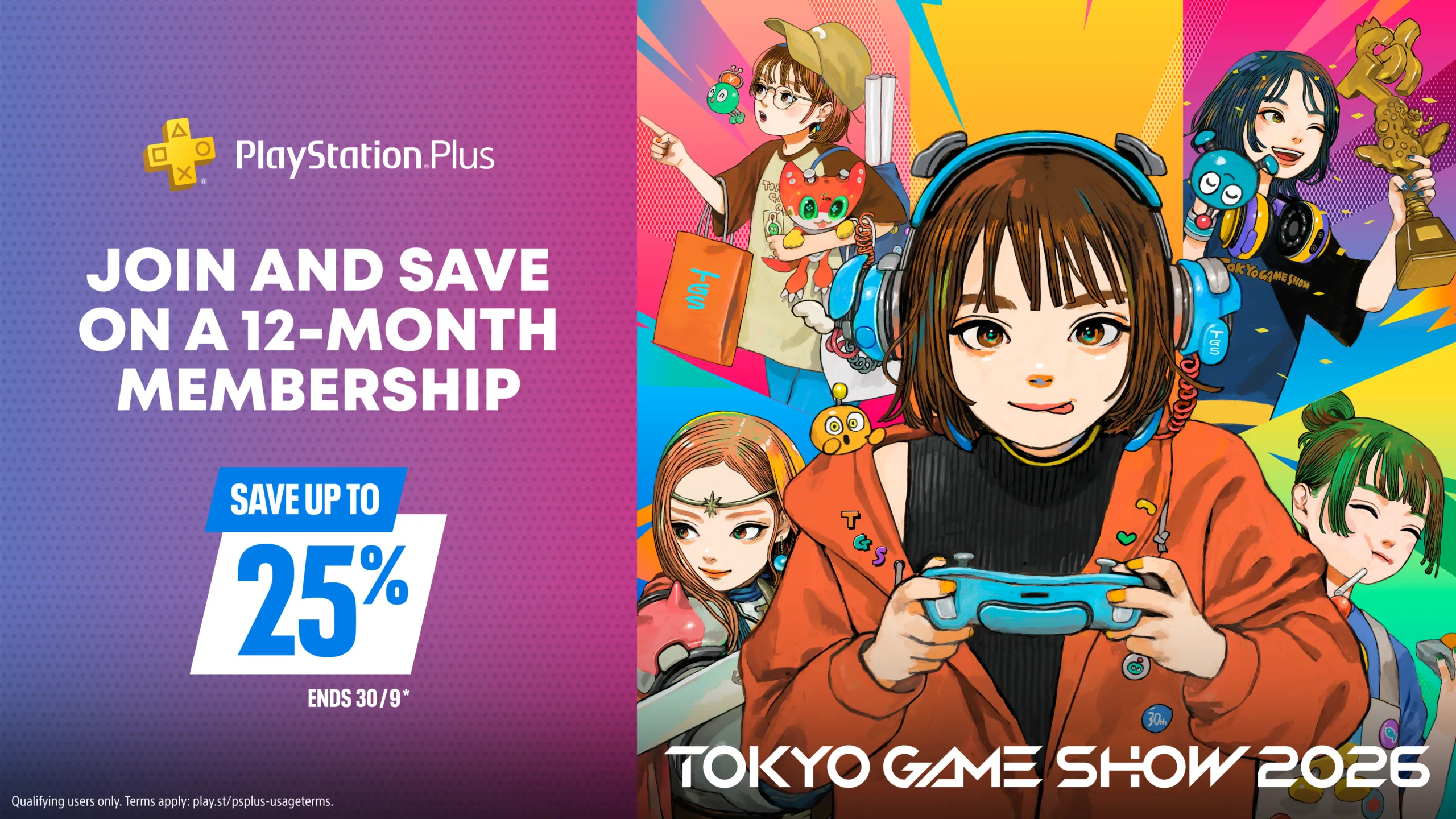 PS Plus tem desconto de até 25% em promoção da Tokyo Game Show 2026